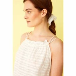 F&F White Metallic Fibre Beach Swing Mini Dress -F&F Shop unnamed file 767