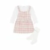 F&F Pink Check Pinny Set 2 F&F Pink Check Pinny Set -F&F Shop unnamed file 78
