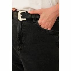 F&F Grey Belted Mom Jeans 5 F&F Grey Belted Mom Jeans -F&F Shop unnamed file 807