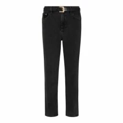 F&F Grey Belted Mom Jeans 6 F&F Grey Belted Mom Jeans -F&F Shop unnamed file 808