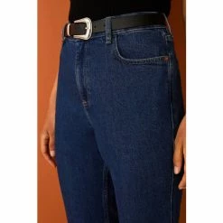 F&F Blue Belted Mom Jeans 5 F&F Blue Belted Mom Jeans -F&F Shop unnamed file 825