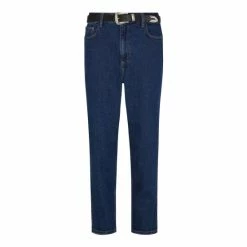 F&F Blue Belted Mom Jeans 6 F&F Blue Belted Mom Jeans -F&F Shop unnamed file 826