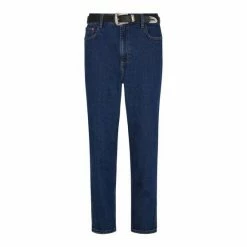 F&F Blue Belted Mom Jeans 7 F&F Blue Belted Mom Jeans -F&F Shop unnamed file 827