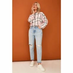 F&F Blue Mom Ripped Jeans 4 F&F Blue Mom Ripped Jeans -F&F Shop unnamed file 837