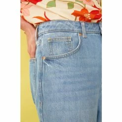F&F Blue 90s Straight Leg Ripped Lightwash Jeans -F&F Shop unnamed file 857