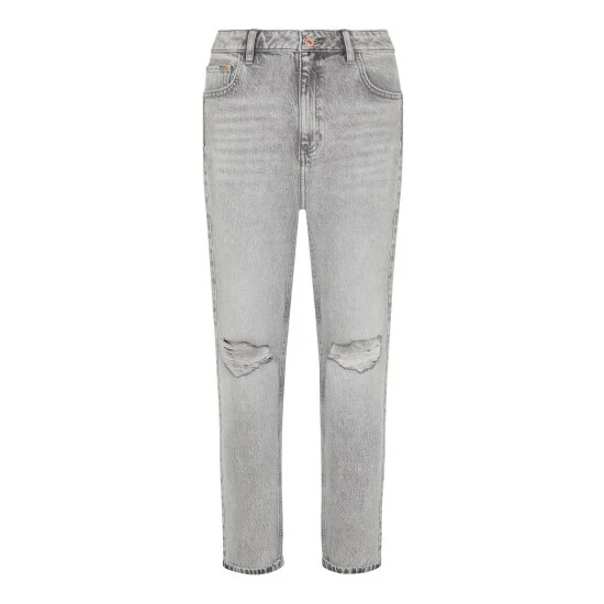 F&F Grey Mom Ripped Jeans 7 F&F Grey Mom Ripped Jeans - Image 5