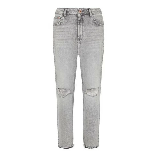 F&F Grey Mom Ripped Jeans 8 F&F Grey Mom Ripped Jeans - Image 6