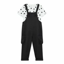 F&F Black White TENCEL™ Jumpsuit And T-Shirt Set 5 F&F Black White TENCEL™ Jumpsuit And T-Shirt Set -F&F Shop unnamed file 91
