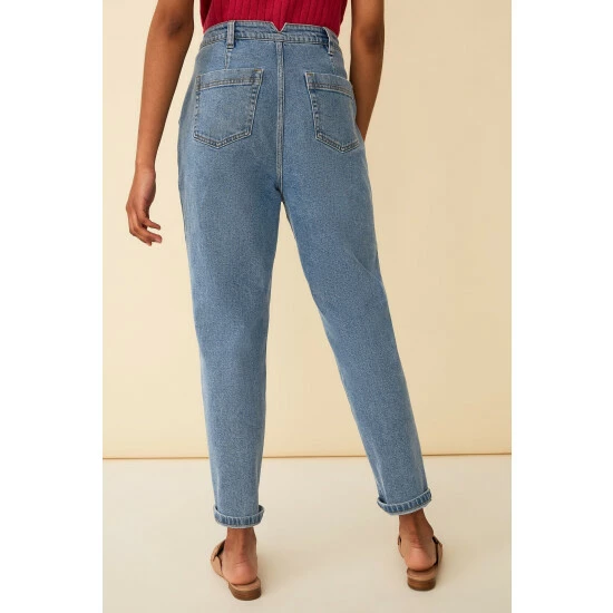 unnamed-file-933.jpg F&F Blue Slouchy Jeans With Pleat Midwash -F&F Shop unnamed file 933