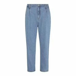F&F Blue Slouchy Jeans With Pleat Midwash 7 F&F Blue Slouchy Jeans With Pleat Midwash -F&F Shop unnamed file 937