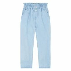 F&F Blue Denim Paperbag Mom Jeans 5 F&F Blue Denim Paperbag Mom Jeans -F&F Shop unnamed file 970
